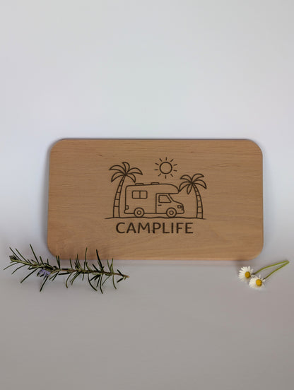 Holz Schneidebrett Camplife