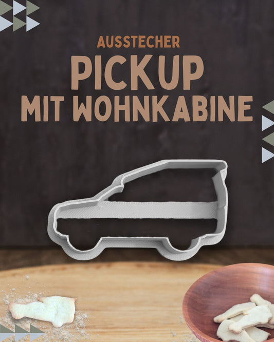 Keksausstecher Pickup Camper mit Wohnkabine